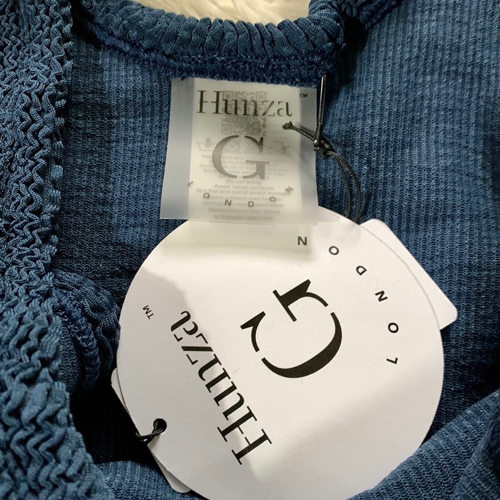 NWT Hunza G Chloe crinkle side cutout swimsuit - Picture 5 of 6
